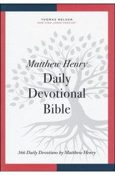 NKJV Matthew Henry Daily Devotional Bible, Hardcover, Red Letter