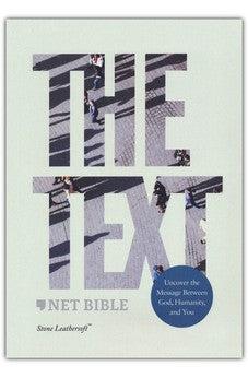 NET The TEXT Bible, Stone Leathersoft, Comfort Print