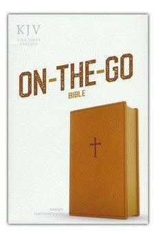 KJV On-the-Go Bible, Ginger LeatherTouch