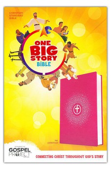 CSB One Big Story Bible, Pink LeatherTouch