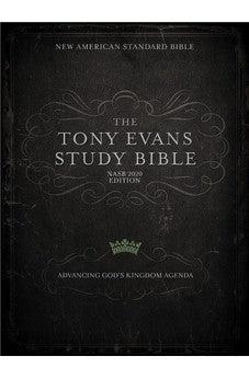 NASB Tony Evans Study Bible, Jacketed Hardcover, Black Letter, Study Notes and Commentary, Articles, Videos, Charts, Easy-to-Read Bible Karmnina Type
