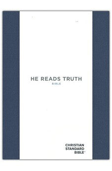 CSB He Reads Truth Bible, Midnight Cloth-Over-Board, Black Letter, Wide Margins, Notetaking Space, Reading Plans, Easy-to-Read Bible Serif Type