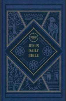CSB Jesus Daily Bible, Hardcover, Guided 52-Week Reading Plan, Easy-to-Read Bible Serif Type