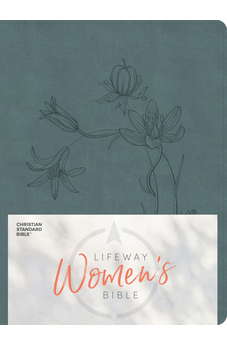 CSB Lifeway Women's Bible, Slate LeatherTouch - Biblestore.com