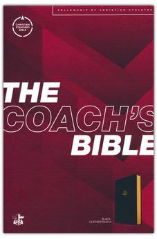 CSB Coach's Bible, Black Leathertouch: Devotional Bible for Coaches (FCA) - Biblestore.com