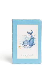 CSB Great and Small Bible, Blue LeatherTouch, Red Letter, Presentation Page, Full-Color Inserts, Illustrations, Keepsake, Family Records, Easy-to-Read Bible Serif Type