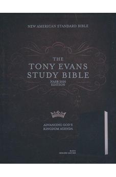 NASB Tony Evans Study Bible, Black Genuine Leather, Black Letter, Study Notes and Commentary, Articles, Videos, Charts, Easy-to-Read Bible Karmnina Type