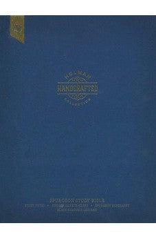 CSB Spurgeon Study Bible, Holman Handcrafted Collection, Black Premium Goatskin, Black Letter, Study Notes and Commentary, Quotes, Sermons Outlines, Easy-to-Read Bible Serif Type