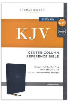 KJV Center-Column Reference Bible, Hardcover, 73,000+ Cross References, Red Letter