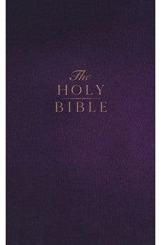 NKJV Compact Paragraph-Style Bible w/ 43,000 Cross References, Purple Softcover, Red Letter