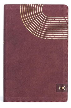 CSB (in)courage Devotional Bible, Bordeaux LeatherTouch, Black Letter, Full-Color Design, Devotionals
