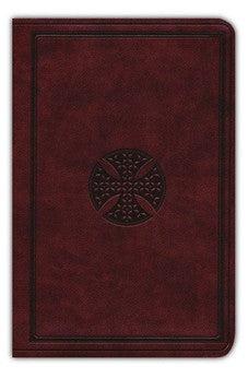 ESV Value Compact Bible (TruTone, Chestnut, Mosaic Cross Design)