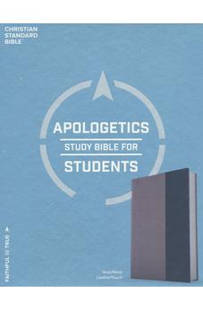 CSB Apologetics Study Bible for Students, Gray/Navy LeatherTouch 9781433651113
