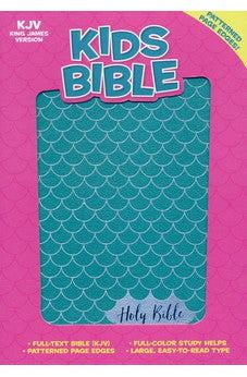 KJV Kids Bible, Aqua LeatherTouch 9781462762309