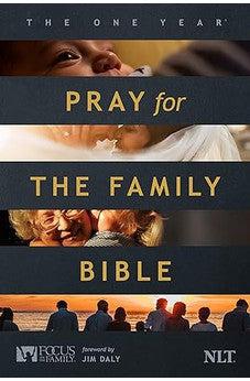 NLT The One Year Pray for the Family Bible (Softcover)