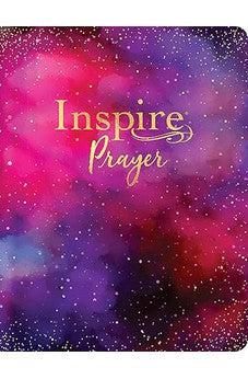 NLT Inspire PRAYER Bible Giant Print, Filament Enabled (LeatherLike, Purple): The Bible for Coloring & Creative Journaling