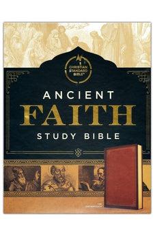 CSB Ancient Faith Study Bible, Tan LeatherTouch, Indexed 9781535940511