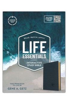CSB Life Essentials Interactive Study Bible, Black Genuine Leather