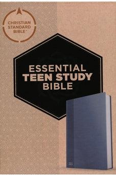 CSB Essential Teen Study Bible, Steel LeatherTouch