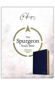 CSB Spurgeon Study Bible, Navy LeatherTouch