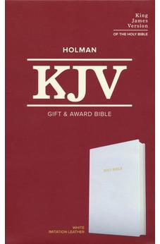 KJV Gift and Award Bible, White Imitation Leather