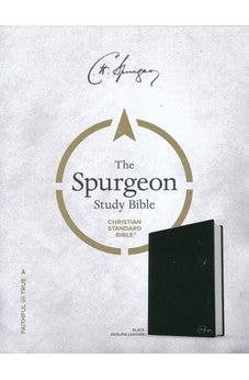 CSB Spurgeon Study Bible, Black Genuine Leather, Indexed 9781586409753
