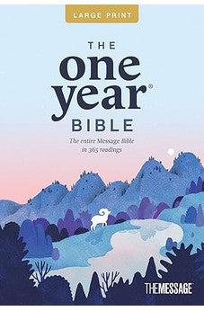 Message The One Year Bible, Large Print Thinline Edition (Softcover)