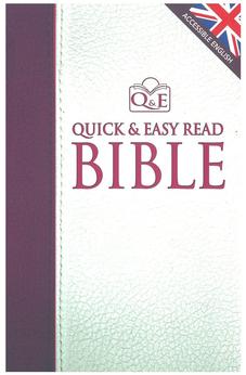 Quick & Easy Read Bible (Burgundy): Accessible English
