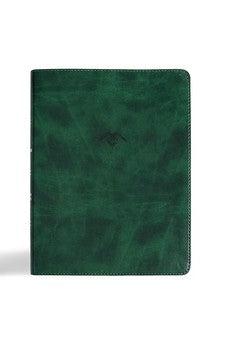 CSB Men of Character Bible, Revised and Updated, Forest LeatherTouch, Black Letter, Articles, Character Profiles, Videos, Cross-References, Easy-to-Read Bible Serif Type