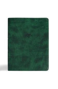 CSB Men of Character Bible, Revised and Updated, Forest LeatherTouch, Indexed, Black Letter, Articles, Character Profiles, Videos, Cross-References, Easy-to-Read Bible Serif Type