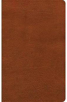 NASB Single-Column Personal Size Bible, Burnt Sienna LeatherTouch, Black Letter, Presentation Page, Full-Color Maps, Easy-to-Read Bible Serif Type