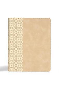 CSB Notetaking Bible, Expanded Reference Edition, Crème SuedeSoft LeatherTouch, Black Letter, Journaling Space, Cross-References, Reading Plan, Easy-to-Read Bible Serif Type