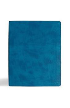 CSB Notetaking Bible, Expanded Reference Edition, Sea Depth LeatherTouch, Black Letter, Journaling Space, Cross-References, Reading Plan, Easy-to-Read Bible Serif Type