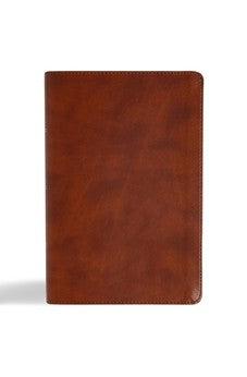 CSB Oswald Chambers Bible, Saddle LeatherTouch, Full My Utmost for His Highest Devotional, Bible Reading Plan, Commentary, Articles, Book Introductions, Callout Quotes, Easy-to-Read Bible Serif Type