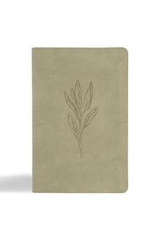 CSB Large Print Personal Size Reference Bible, Digital Study Edition, Sage Suedesoft LeatherTouch, Red Letter, Presentation Page, Sewn Binding, ... Maps, Easy-to-Read Bible Serif Type - Biblestore.com