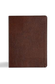 KJV Study Bible, Large Print Edition, Brown Bonded Leather, Red Letter, Pure Cambridge Text, Study Notes, Commentary, Articles, Photos, Timelines, Maps, Easy-to-Read MCM Type