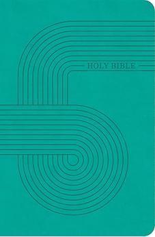 KJV Compact Bible, Value Edition, Teal LeatherTouch, Red Letter, Presentation Page, Sewn Binding, Full-Color Maps, Easy-to-Read Bible MCM Type