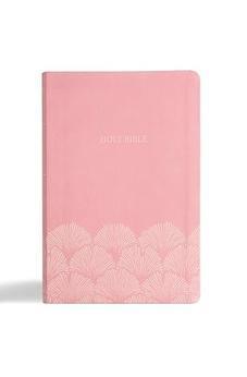 NASB Large Print Thinline Bible, Value Edition, Soft Pink LeatherTouch, Black Letter, Presentation Page, Sewn Binding, Full-Color Maps, Easy-to-Read Bible Karmina Type