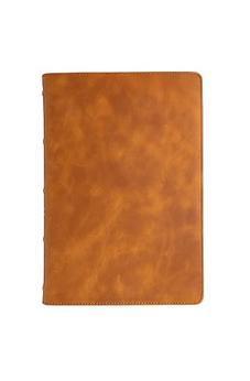 CSB Giant Print Bible, Holman Handcrafted Collection, Marbled Chestnut Premium Calfskin, Black Letter, Presentation Page, Sewn Binding, Full-Color Maps, Easy-to-Read Bible Serif Type