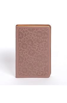 NASB Personal Size Bible, Rose Gold LeatherTouch, Red Letter, Presentation Page, Sewn Binding, Footnotes, Full-Color Maps, Easy-to-Read Bible Karmina Type