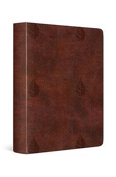 ESV Single Column Journaling Bible (TruTone, Chestnut, Leaves Design)
