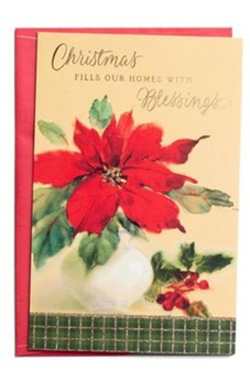 DaySpring - Christmas Fills Our Homes with Blessings - 18 Inspirational Christmas Boxed Crads, KJV (J3382)