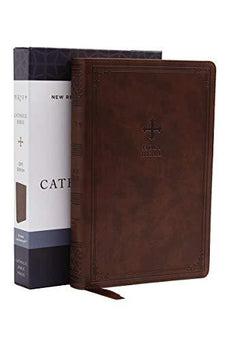 NRSV Catholic Bible Gift Edition Leathersoft Brown Comfort Print