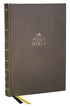 KJV Center-Column Reference Bible with Apocrypha, Hardcover, 73,000 Cross-References, Red Letter
