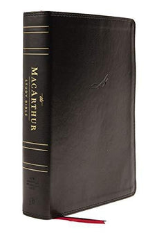 NASB MacArthur Study Bible, 2nd Edition, Leathersoft, Black