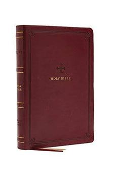 NRSV Catholic Bible, Large Print, Red Leathersoft