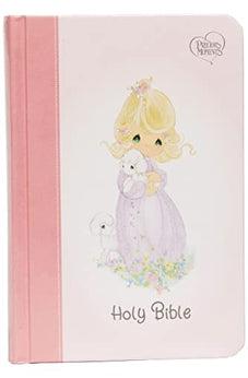 NKJV Precious Moments Small Hands Bible, Hardcover, Pink