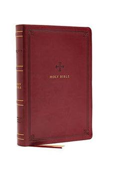 NRSV Catholic Bible Thinline Edition Leathersoft Red Comfort Print