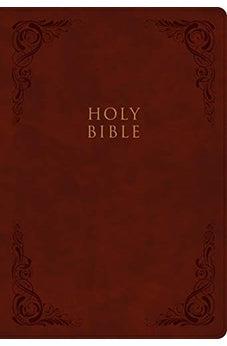 KJV Super Giant Print Reference Bible, Burgundy LeatherTouch