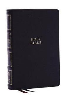 KJV Holy Bible Compact Bible with 43,000 Center-Column Cross References, Black Leather, Red Letter
